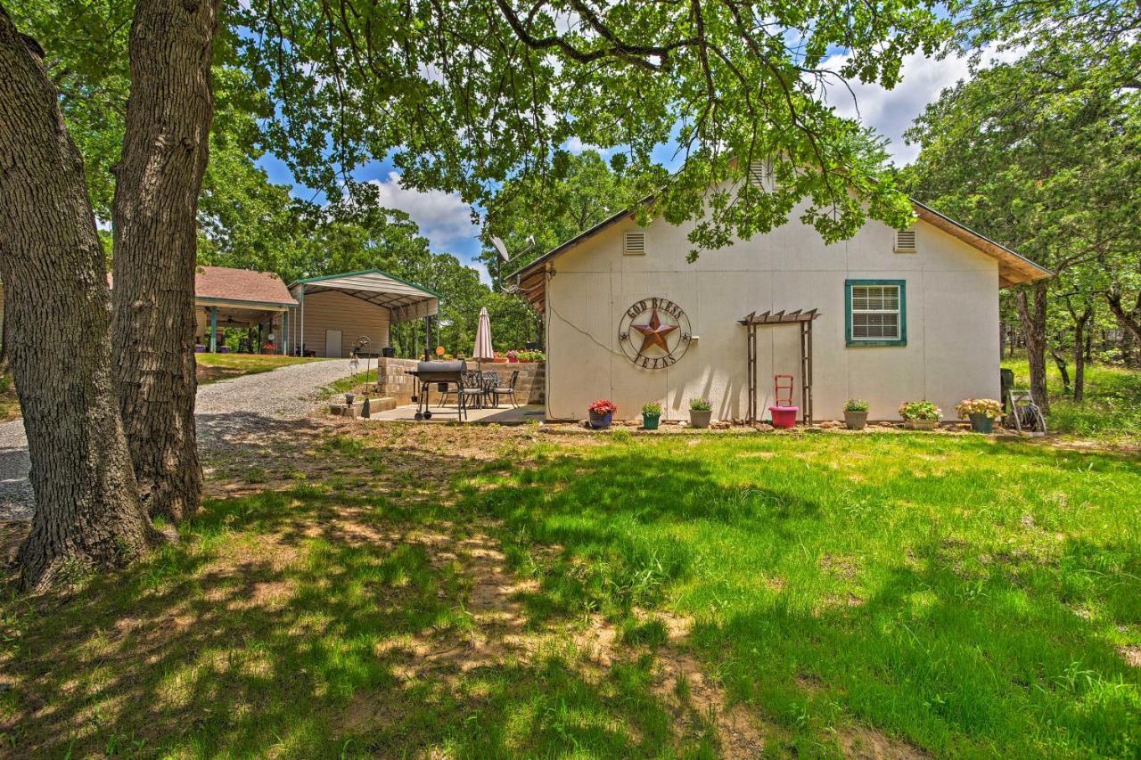 Lake Texoma Cabin - 1 Mi to Park&Boat Ramp Willow Spring Bagian luar foto